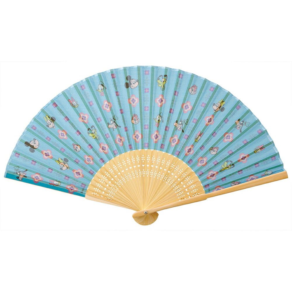 ミッキー＆フレンズ　扇子