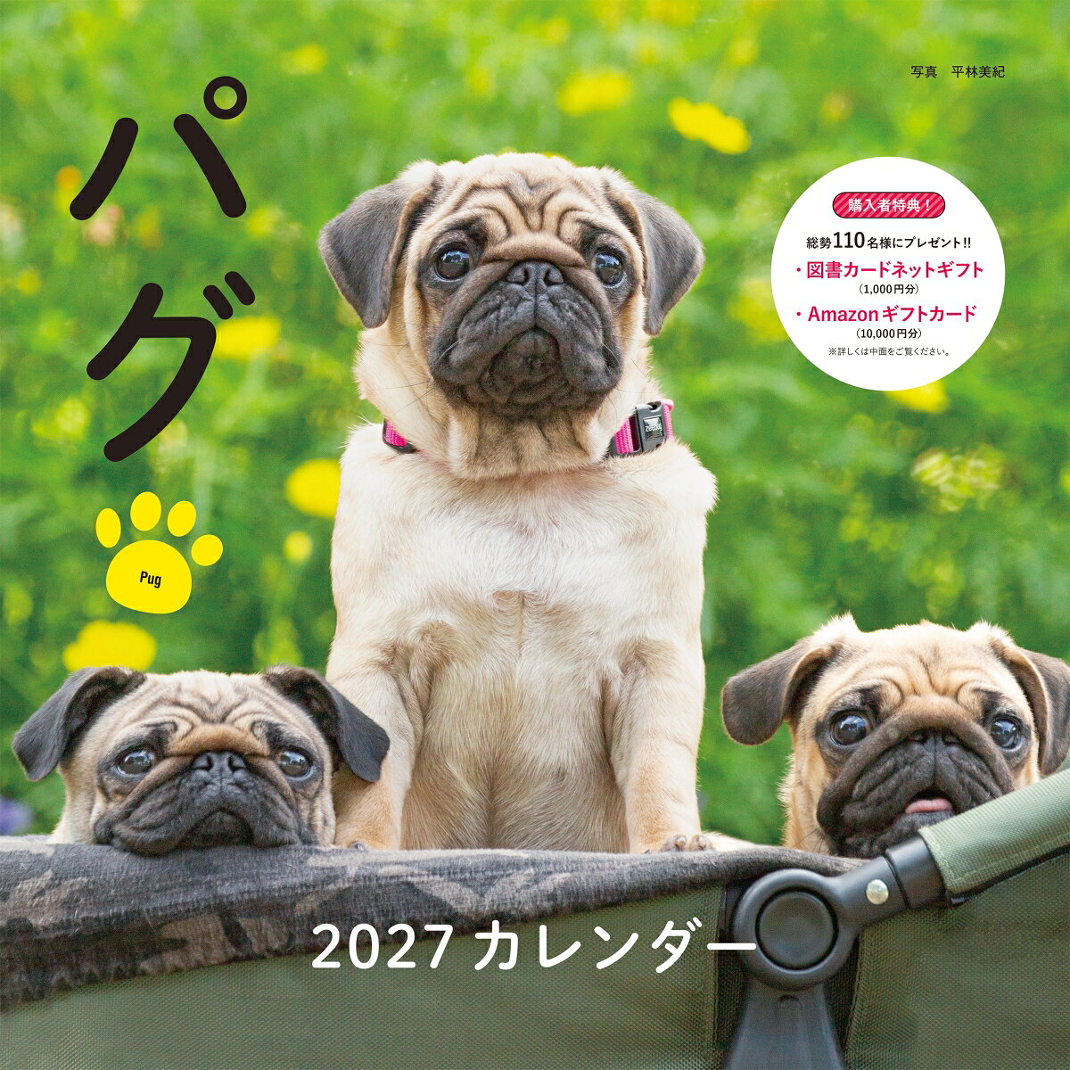 2027年カレンダー パグ 書影