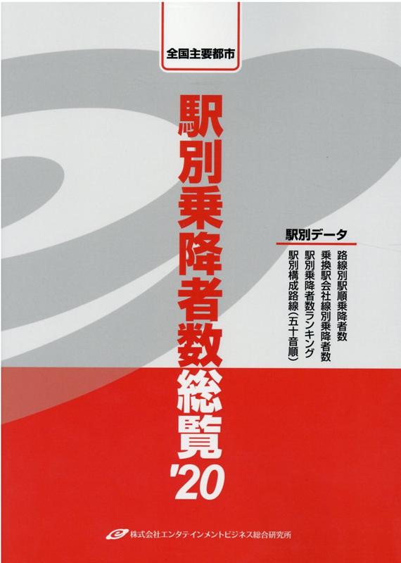 駅別乗降者数総覧（’20）