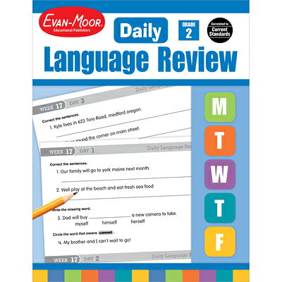 This book provides four to five items for every day of a 36-week school year. Skill areas include grammar, punctuation, mechanics, usage and sentence editing. Also included are scope and sequence charts, suggestions for use, and answer keys.