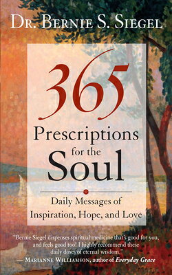 Dr. Bernie Siegel writes with humorous, down-to-earth wisdom that has improved the lives of countless readers. In "365 Prescriptions for the Soul," he treats us to his most user-friendly work of all: daily doses of inspiration and humor that gently and joyfully help us live more peaceful, loving, and fulfilling lives.