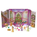 マテル ディズニープリンセス(Disney Princess) アドベントカレンダー プリンセスのクリスマス きせかえ人形・ハウス ままごと・ごっこ遊び プレイセット 3歳から ピンク JFG79