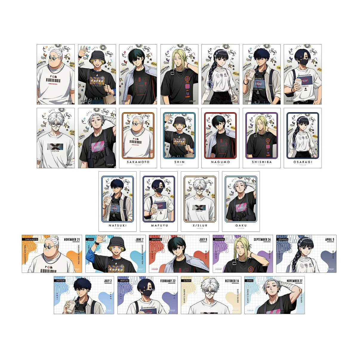 TVアニメ『SAKAMOTO DAYS』描き下ろし ショッピングver. トレーディングイラストカード(BOX＝27個入)