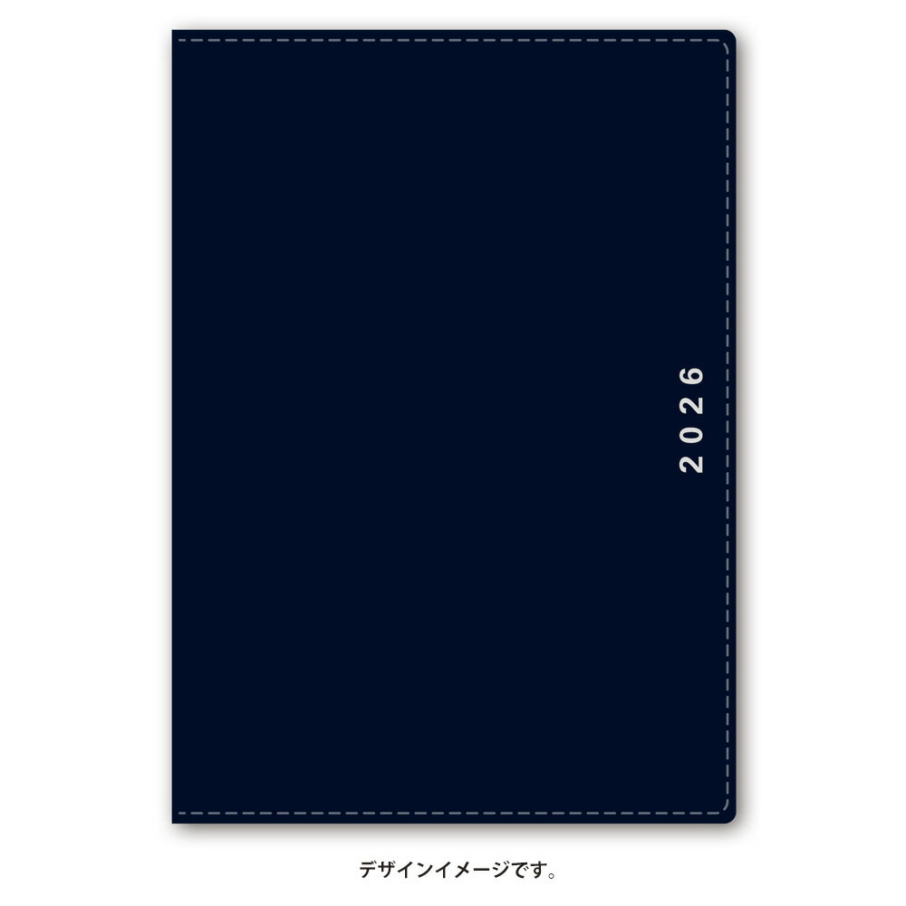 能率 2026年4月始まり ウィークリー手帳 NOLTY(ノルティ) キャレルB6ウィーク2（ネイビー）9088