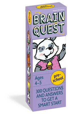 Brain Quest Preschool, Revised 4th Edition: 300 Questions and Answers to Get a Smart Start FLSH CARD-BRAIN QUEST PRESCHOO （Brain Quest Decks） [ Chris Welles Feder ]