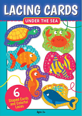 UNDER THE SEA LACING CARDS (SE ー PETER PAUPER2025 Other English ISBN：9781441346599 洋書 Books for kids（児童書） Juvenile Nonfiction
