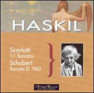 【輸入盤】Sonatas / Piano Sonata.21: Haskil( 039 50.10 / 039 51.6) D. Scarlatti / Schubert