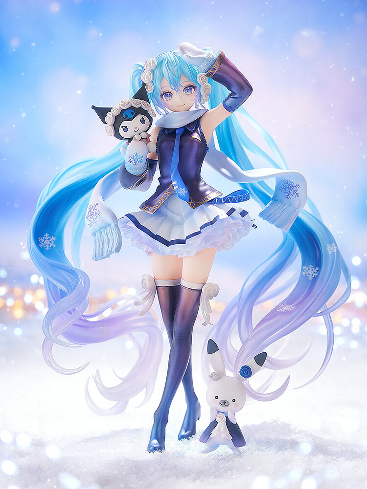 1/7 『キャラクター・ボーカル・シリーズ01 初音ミク』 雪ミク×クロミ (塗装済み完成品フィギュア)