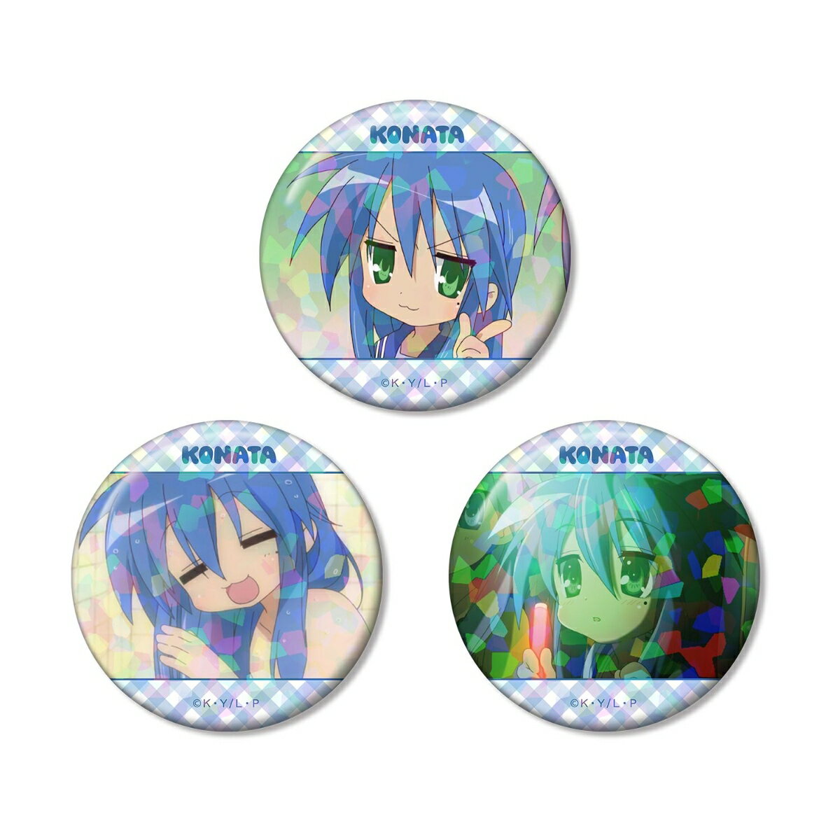 らき☆すた 泉こなた 場面写ホログラム缶バッジ