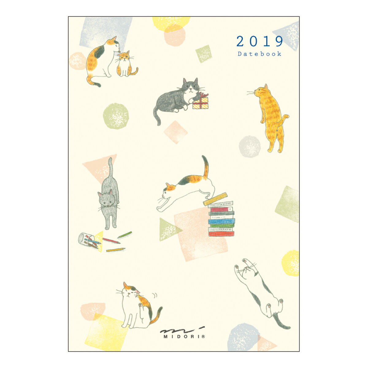2019年 手帳 ポケットダイアリー ミニ ネコ柄