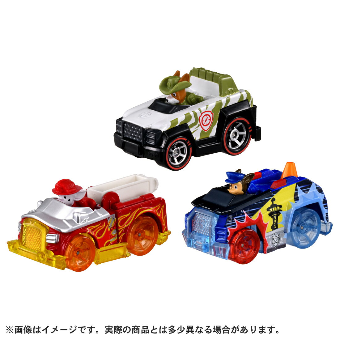 パウ・パトロール　パウ・パトロール ダイキャストビークル スペシャルコレクション チェイス/マーシャル/トラッカー