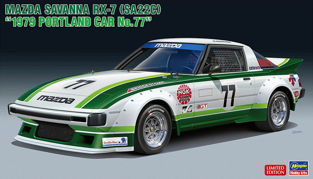 IMSA-GTUクラスに参戦したマシンを再現！

ボディパーツカラーはホワイト。
窓の塗り分けシール付属。

デカール（マーキング）
1979年ポートランド IMSA-GTU クラス出場車 2位 Car No.77 （1979年8月5日 ）【対象年齢】：【商品サイズ (cm)】(幅）：18.2