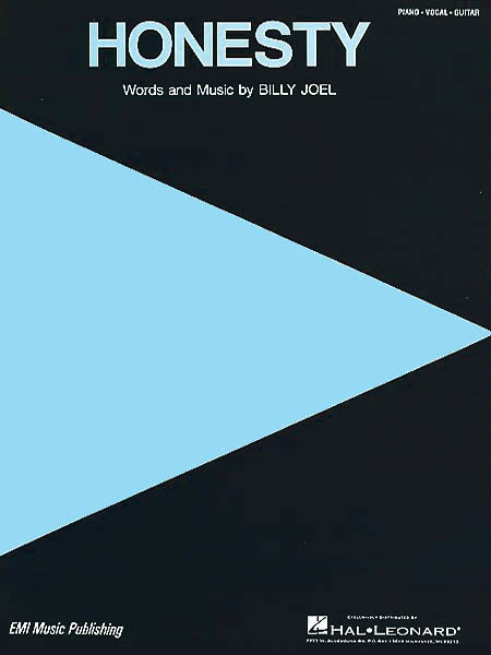 【輸入楽譜】ジョエル, Billy: オネスティ