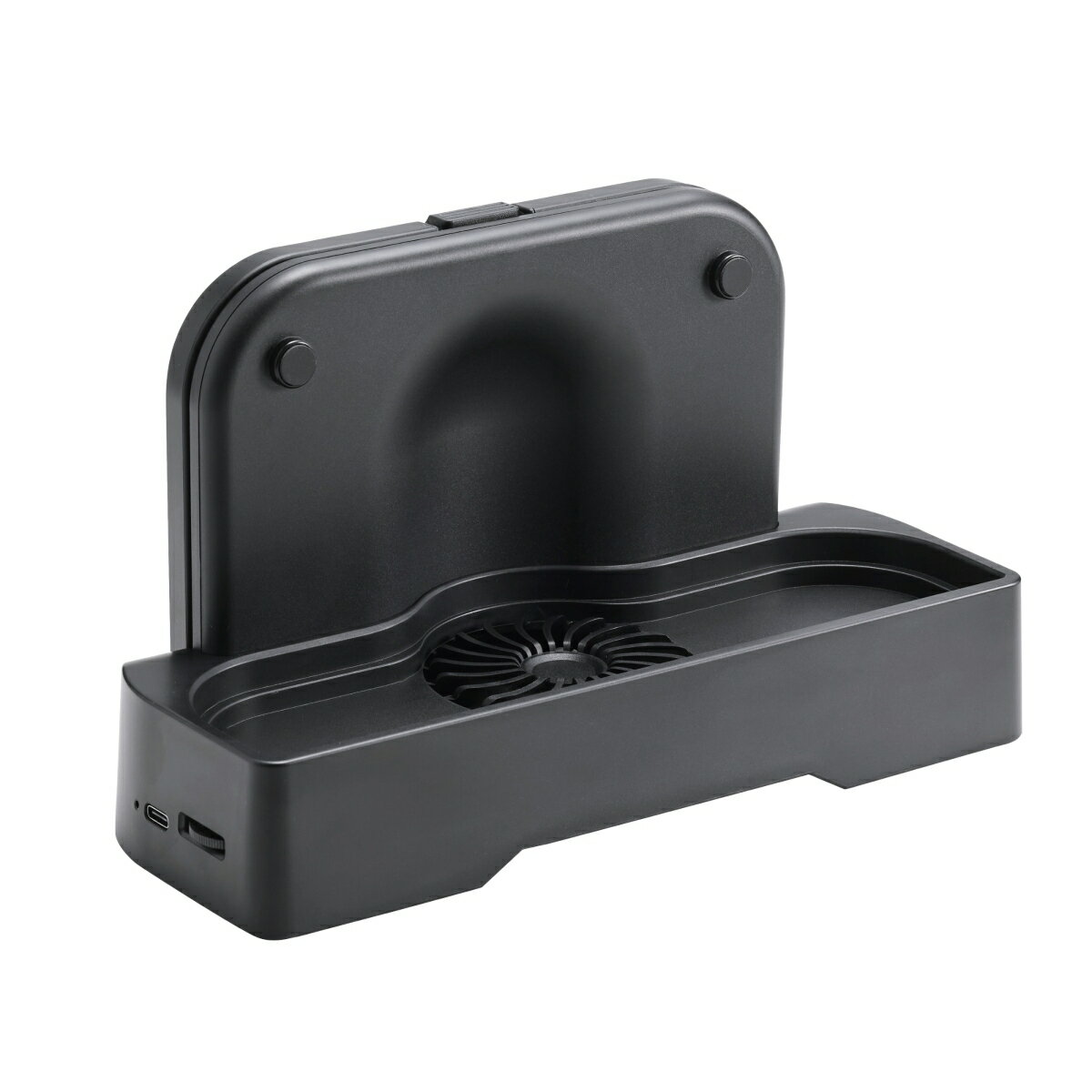 ［暑さ対策フェア］ELECOM エレコム Nintendo Switch2専用 ドッグ用冷却ファン スタンド機能 ブラック # GM-NS225DC01BK エレコム ゲームスタンド