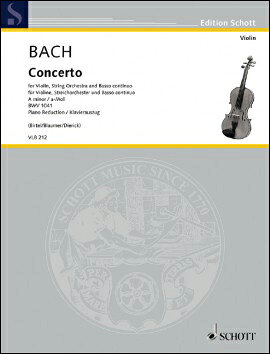 【輸入楽譜】バッハ, Johann Sebastian: バイオリン協奏曲 第1番 イ短調 BWV 1041/Birtel編: ピアノ・リダクション版