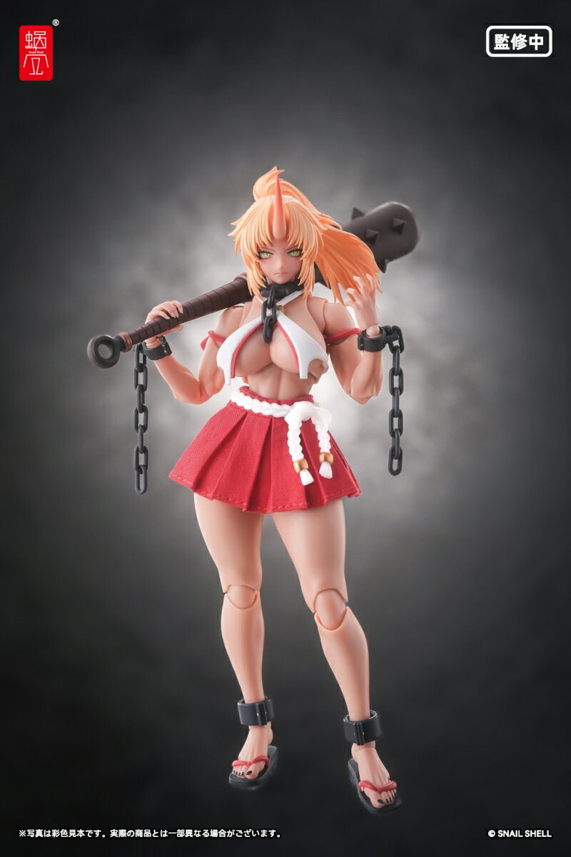 RPGEX-08 鬼巫女 次女・紅葉 1/12 完成品アクションフィギュア (フィギュア)