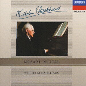 ヴィルヘルム・バックハウスバツクハウスモーツアルトリサイタル バックハウス ビルヘルム 発売日：1993年09月01日 JAN：4988005126641 POCLー3248 ユニバーサルミュージック モーツァルト ヴィルヘルム・バックハウス ユニバーサルミュージック [Disc1] 『バックハウス・モーツァルト・リサイタル』／CD アーティスト：ヴィルヘルム・バックハウス 曲目タイトル： 1.(モーツァルト)／ピアノ・ソナタ 第12番 ヘ長調、K.332 第1楽章:アレグロ／(モーツァルト)[4:40] 2.(モーツァルト)／ピアノ・ソナタ 第12番 ヘ長調、K.332 第2楽章:アダージョ／(モーツァルト)[4:10] 3.(モーツァルト)／ピアノ・ソナタ 第12番 ヘ長調、K.332 第3楽章:アレグロ・アッサイ／(モーツァルト)[4:59] 4.(モーツァルト)／ピアノ・ソナタ 第10番 ハ長調、K.330 第1楽章:アレグロ・モデラート／(モーツァルト)[4:17] 5.(モーツァルト)／ピアノ・ソナタ 第10番 ハ長調、K.330 第2楽章:アンダンテ・カンタービレ／(モーツァルト)[3:55] 6.(モーツァルト)／ピアノ・ソナタ 第10番 ハ長調、K.330 第3楽章:アレグレット／(モーツァルト)[3:39] 7.(モーツァルト)／ピアノ・ソナタ 第4番 変ホ長調、K.282 第1楽章:アダージョ／(モーツァルト)[4:07] 8.(モーツァルト)／ピアノ・ソナタ 第4番 変ホ長調、K.282 第2楽章:メヌエット／(モーツァルト)[3:20] 9.(モーツァルト)／ピアノ・ソナタ 第4番 変ホ長調、K.282 第3楽章:アレグロ／(モーツァルト)[3:10] 10.(モーツァルト)／ピアノ・ソナタ 第5番 ト長調、K.283 第1楽章:アレグロ／(モーツァルト)[2:43] 11.(モーツァルト)／ピアノ・ソナタ 第5番 ト長調、K.283 第2楽章:アンダンテ／(モーツァルト)[3:41] 12.(モーツァルト)／ピアノ・ソナタ 第5番 ト長調、K.283 第3楽章:プレスト／(モーツァルト)[3:00] 13.(モーツァルト)／ロンド イ短調、K.511／(モーツァルト)[9:05] 14.(モーツァルト)／ピアノ・ソナタ 第11番 イ長調、K.331「トルコ行進曲付き」 第1楽章:アンダンテ・グラツィオーソ／(モーツァルト)[6:34] 15.(モーツァルト)／ピアノ・ソナタ 第11番 イ長調、K.331「トルコ行進曲付き」 第2楽章:メヌエット／(モーツァルト)[4:30] 16.(モーツァルト)／ピアノ・ソナタ 第11番 イ長調、K.331「トルコ行進曲付き」 第3楽章:アラ・トゥルカ(アレグレット)／(モーツァルト)[3:12] CD クラシック 器楽曲