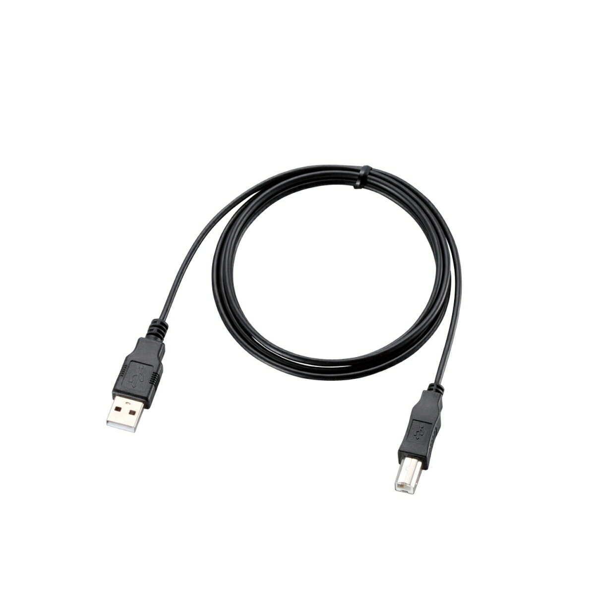 エコUSB2.0ケーブル/A-Bタイプ/エコ/1.5m/ブラック