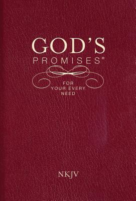 God's Promises for Your Every Need" topically arranges crucial scriptures for students of the Word to seek out in the ups and downs of life. This version features a burgundy cover and scriptures from the NKJV.