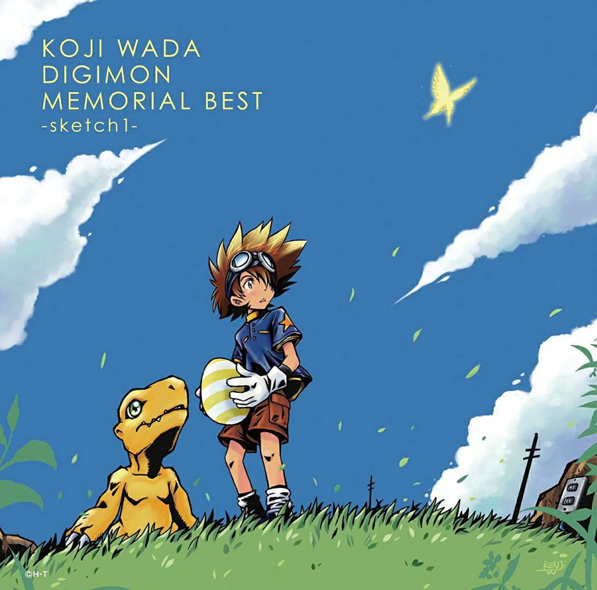 CD, アニメ KOJI WADA DIGIMON MEMORIAL BEST-sketch1- KOJI WADA 