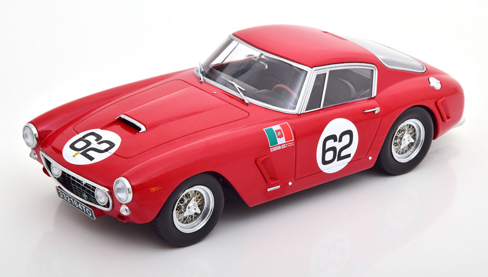 KK Scale 1/18 Ferrari 250 GT SWB #62 Winner Monza 1960（再生産） 【KKDC180864】 (ミニカー)