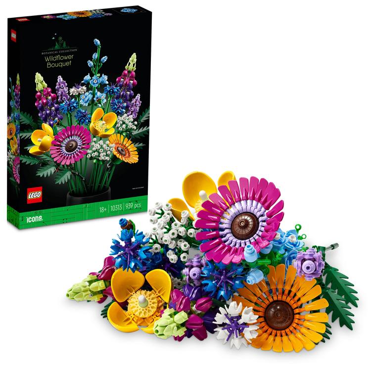 レゴ(LEGO) ボタニカル ワイルドフラワーブーケ 【おもちゃ 玩具 プレゼント 誕生日 ブロック クリスマス 男性 女性 花束 造花 飾り インテリア オシャレ 母 父 】 10313