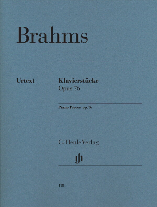 【輸入楽譜】ブラームス, Johannes: 8つの小品 Op.76/原典版/Eich編/Boyde運指