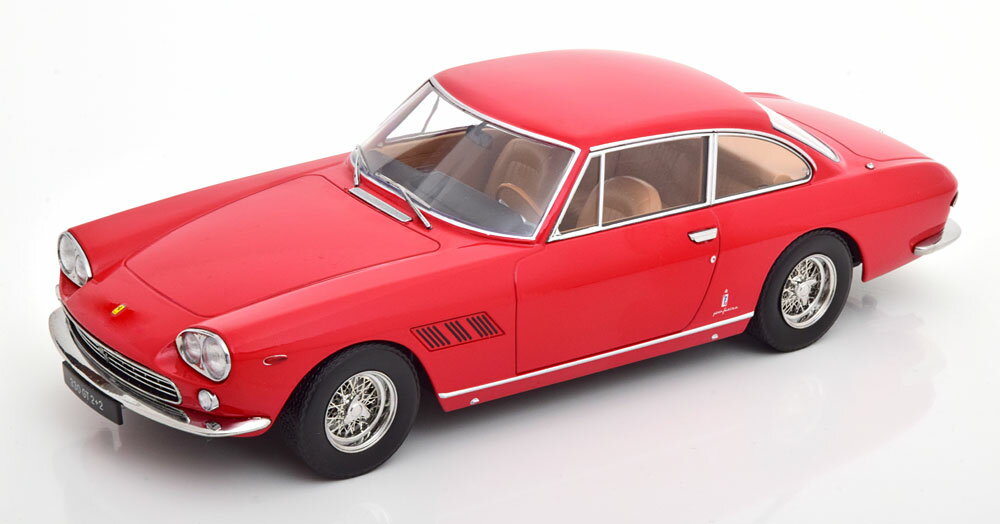 KK Scale 1/18 Ferrari 330 GT 2+2 1964レッド（再生産） 【KKDC180424】 (ミニカー)