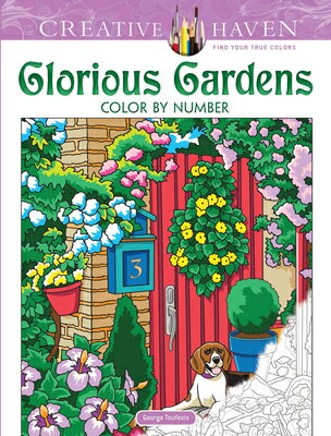 GLORIOUS GARDENS:COLOR BY NUMBER(P)