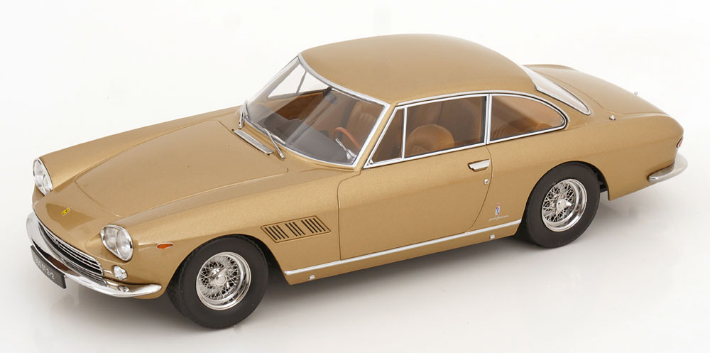 KK Scale 1/18 Ferrari 330 GT 2+2 1964ゴールドメタリック 【KKDC180426】 (ミニカー)