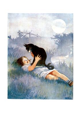Girl Talking with Her Cat Friendship Greeting Cards [With Envelope] CD-GIRL TALKING W/HER CAT-6PK [ Honor Appleton ]