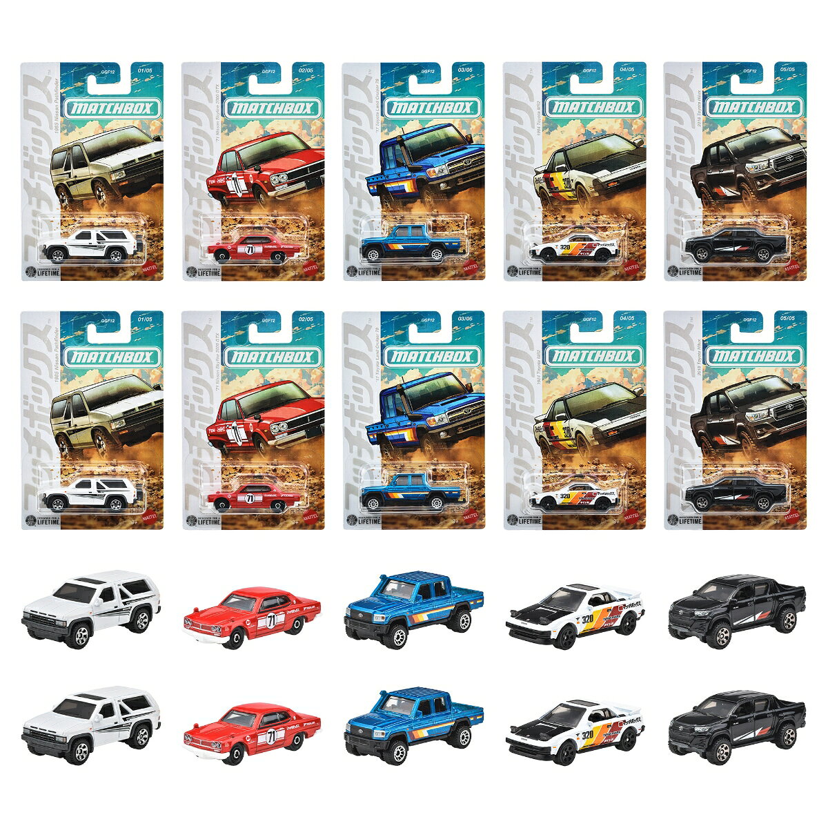 マッチボックス(Matchbox) テーマアソート ジャパン オリジナルズ ミニカー 10台入り BOX販売 3歳から GGF12-987Q