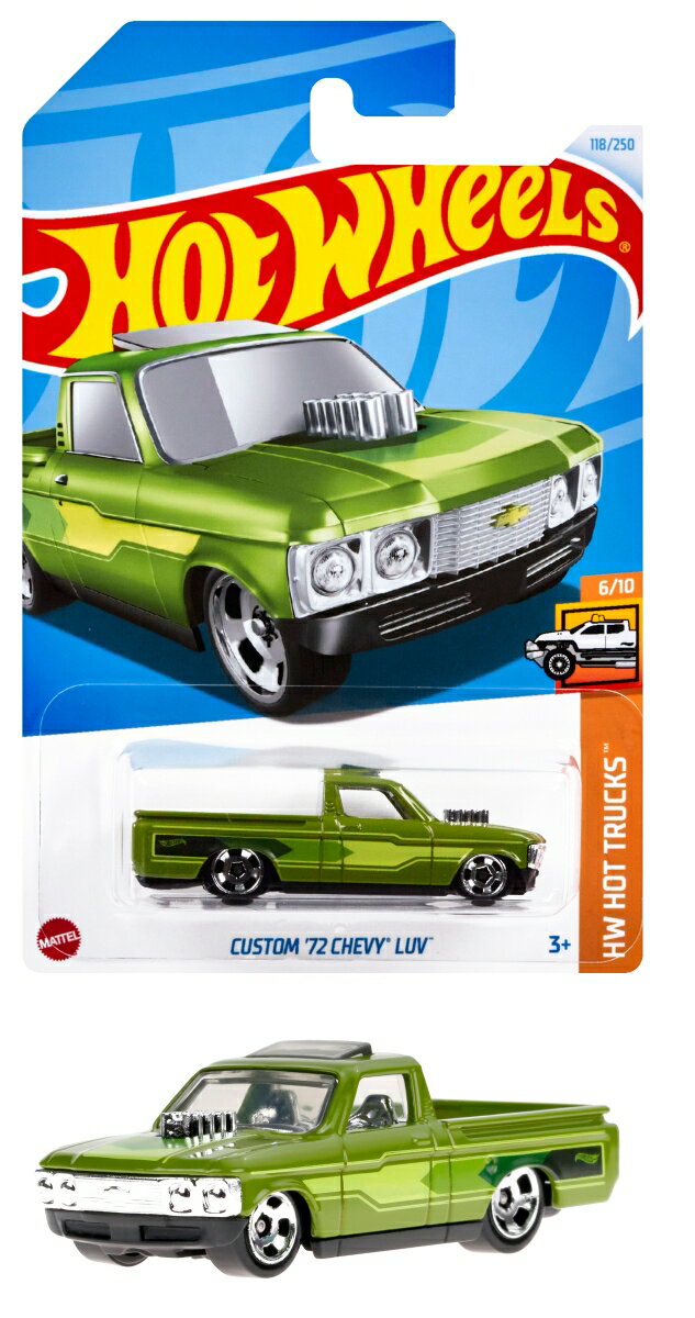 ホットウィール(Hot Wheels) 　ベーシックカー カスタム '72 シェビー LUV  HXP97