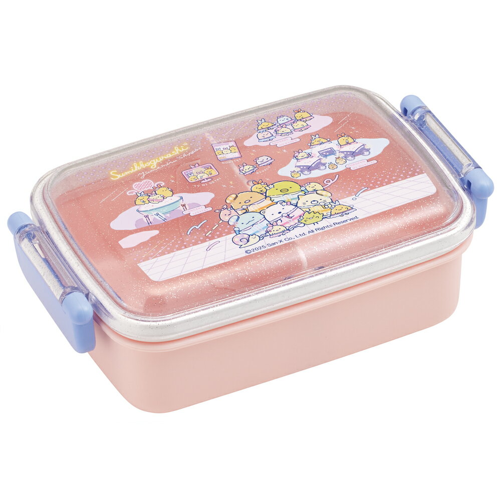 【商品詳細】
ふわっと盛り付けが出来るドーム型フタのタイトランチボックス。
のり等がフタにくっつきにくく、押し潰れを防ぎます！
おかずが片寄りにくい高い仕切り付き。
食洗機対応・フタを外して電子レンジOK！
名前シール付き。

【スペック】
・商品サイズ
約　横170×奥行105×高さ60mm
容量：450ml

・品質表示（耐熱温度）
フタ：AS樹脂（100度）
本体・仕切：ポリプロピレン（140度）
止具：ABS樹脂（100度）
パッキン：シリコーンゴム（140度）【商品サイズ (cm)】(幅×高さ×奥行）：17×6×10.5