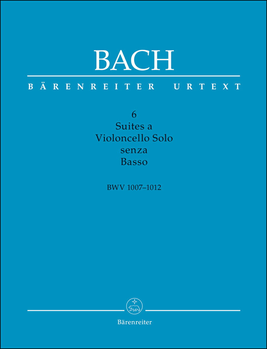 【輸入楽譜】バッハ, Johann Sebastian: 無伴奏チェロ組曲 BWV 1007-1012/ファクシミリ付原典版/Woodful-Harris & Schwemer編