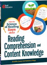 What the Science of Reading Says about Reading Comprehension and Content Knowledge WHAT THE SCIENCE OF READING SA （What the Science Says） Jennifer Jump