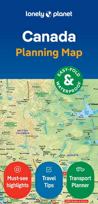 Lonely Planet Canada Planning Map MAP-LONELY PLANET CANADA PLANN （Map） Lonely Planet