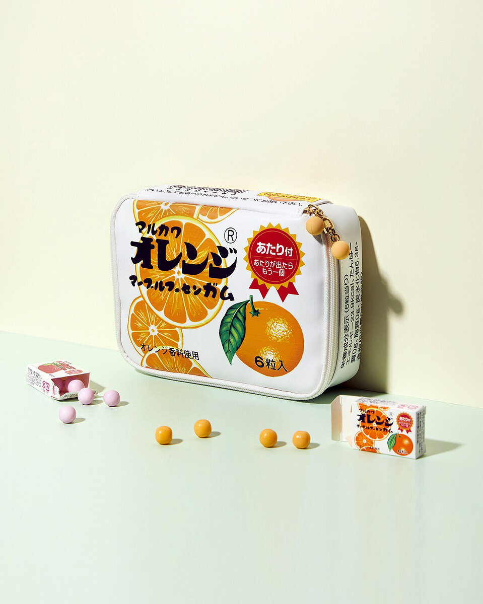 マルカワ オレンジ マーブルガム 整理上手の愛されポーチ BOOK