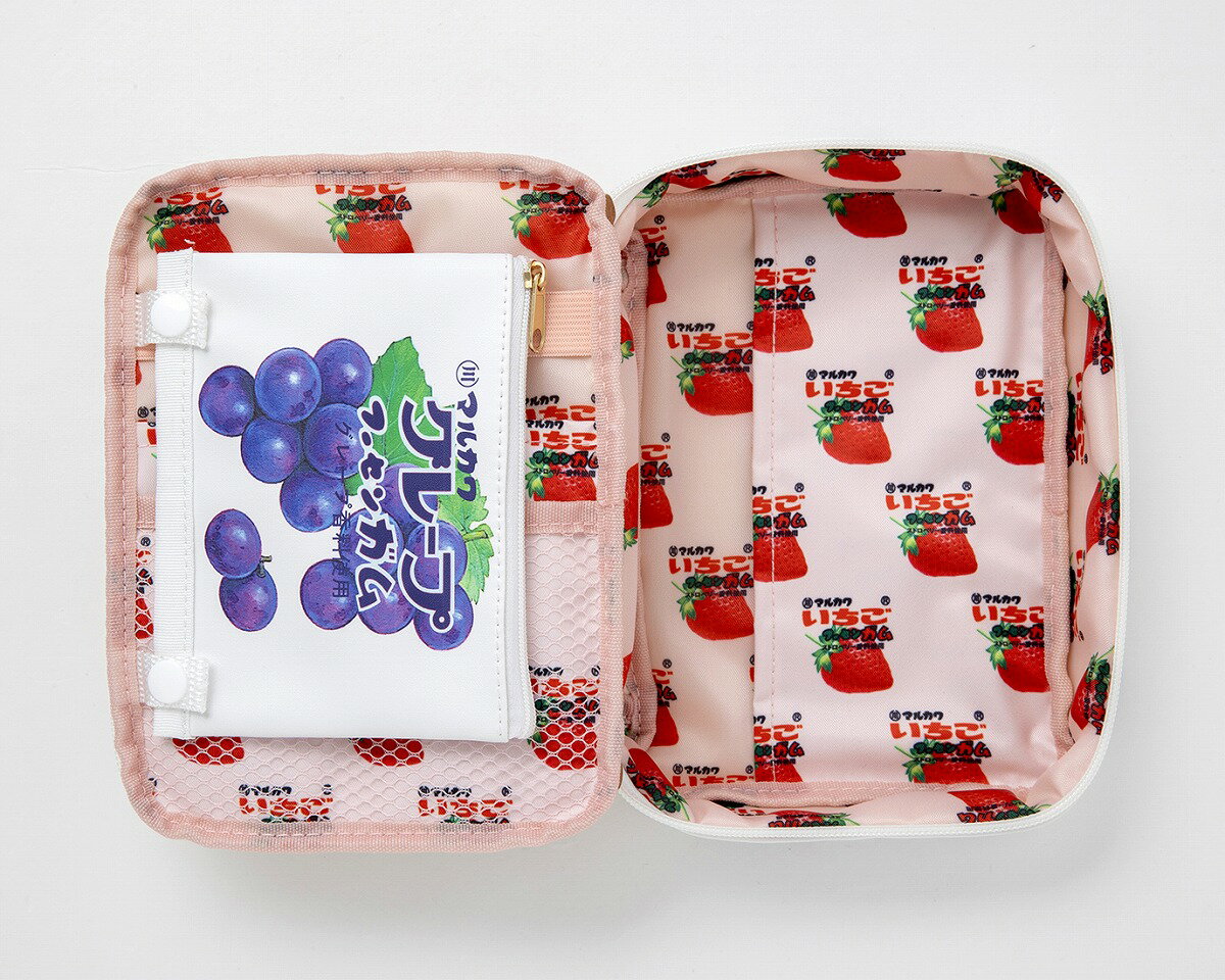 マルカワ オレンジ マーブルガム 整理上手の愛されポーチ BOOK