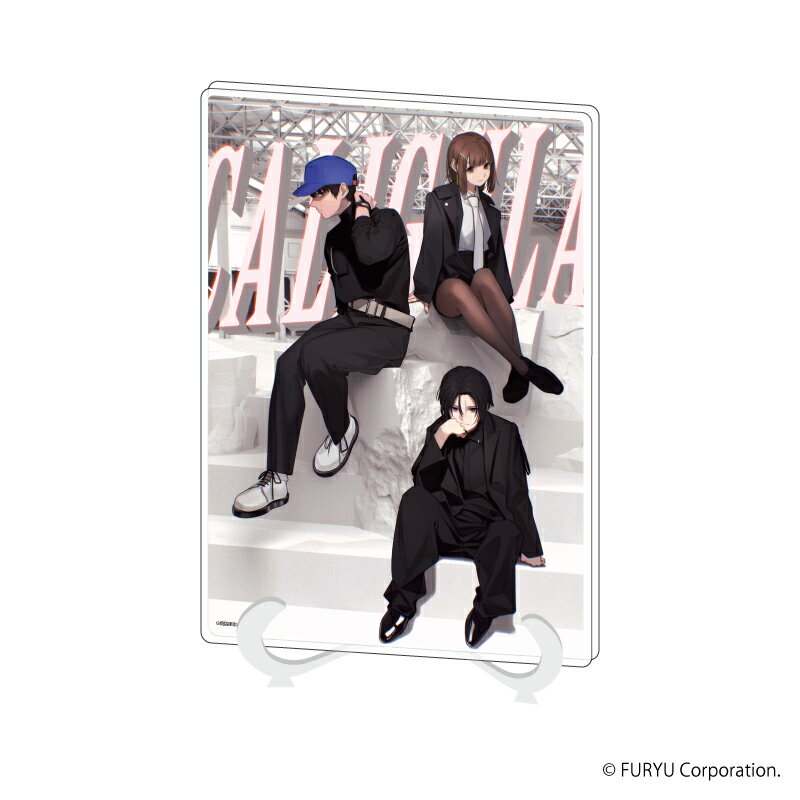 アクリルアートボード(A5サイズ)「Caligula2-カリギュラ2-」01/主人公(男)&能登吟&天吹茉莉絵【グッズ】