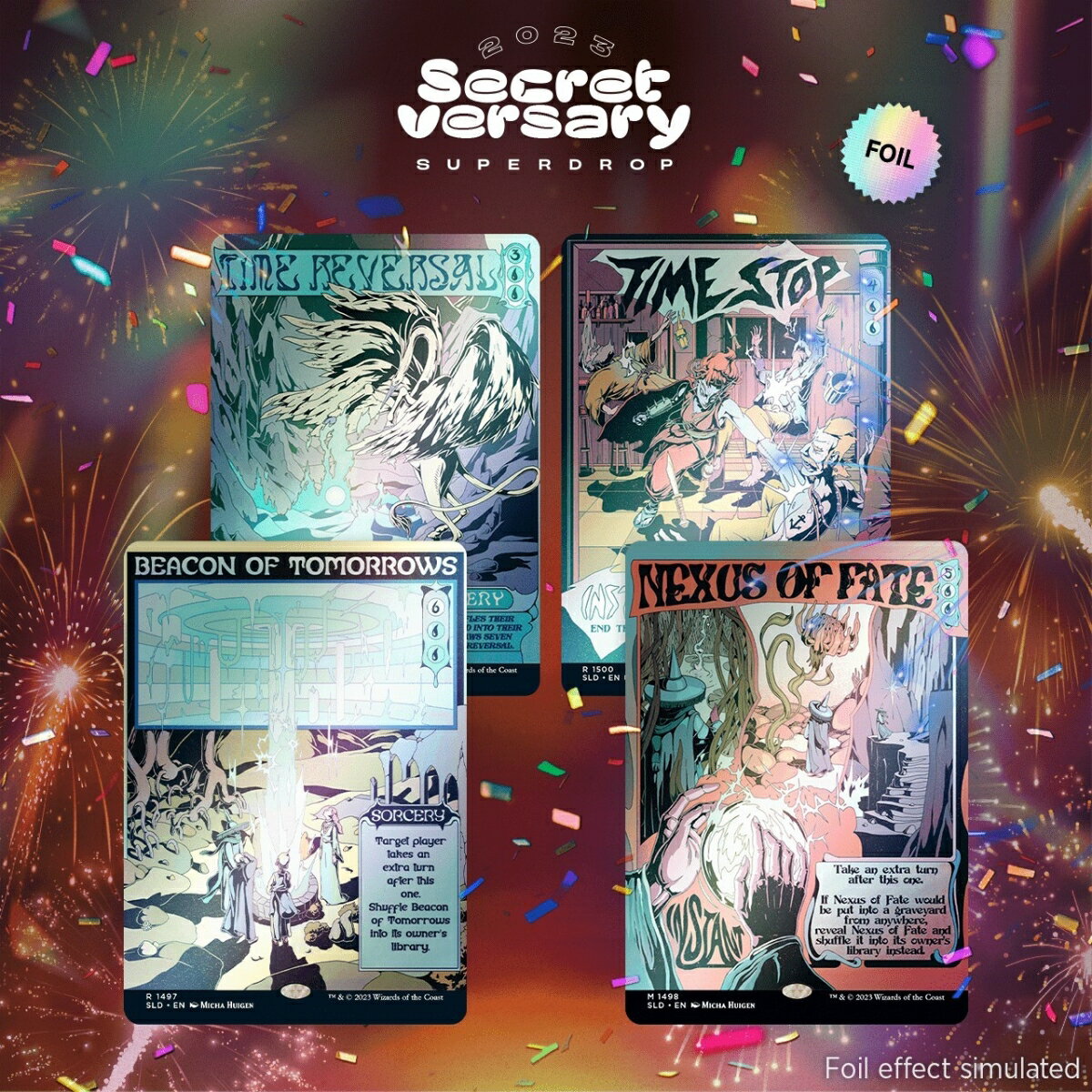 マジック：ザ・ギャザリング Secret Lair Secretversary 2023 Tales of the Time Stoppers Foil Edition 【クレジットカード決済限定】