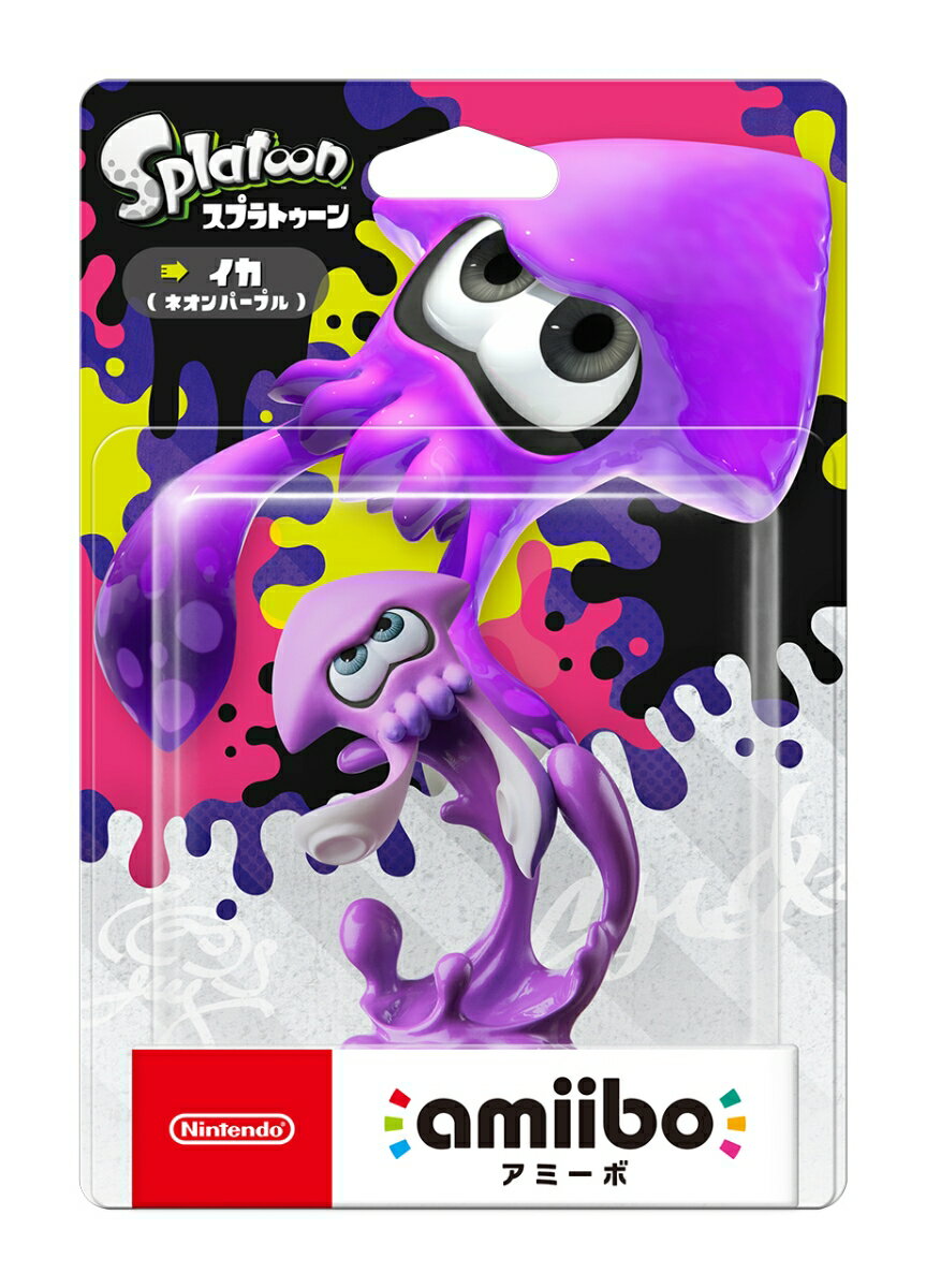 amiibo イカ【ネオンパープル】（スプラトゥーンシリーズ）