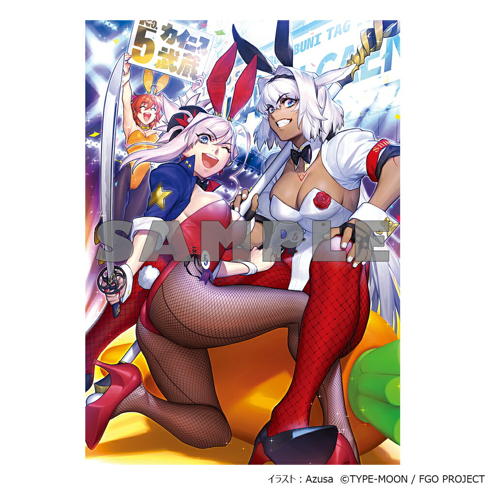 【グッズ】「Fate／Grand Order」Azusaイラスト A5アクリルパネル＜カイニス＆宮本武蔵＞