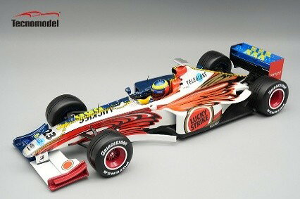 テクノモデル 1/18 BAR スーパーテック フランスGP #23 1999 R.Zonta(レインタイヤ車) ドライバーフィギュア付き 【TMD18-483A】 (ミニカー)