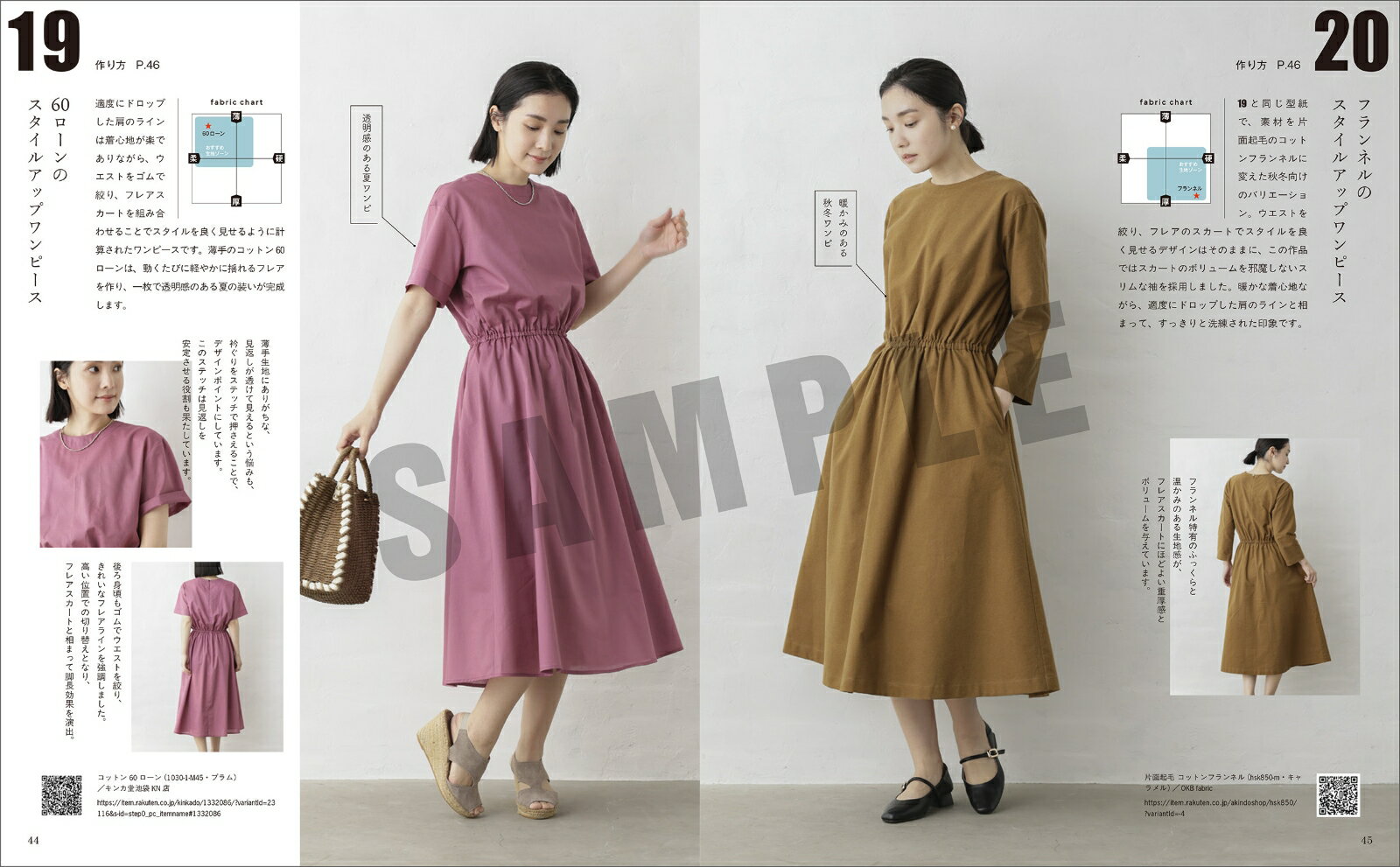 生地選びで失敗しない　コットン100％の服 商用OK！ [ かたやまゆうこ ] 2