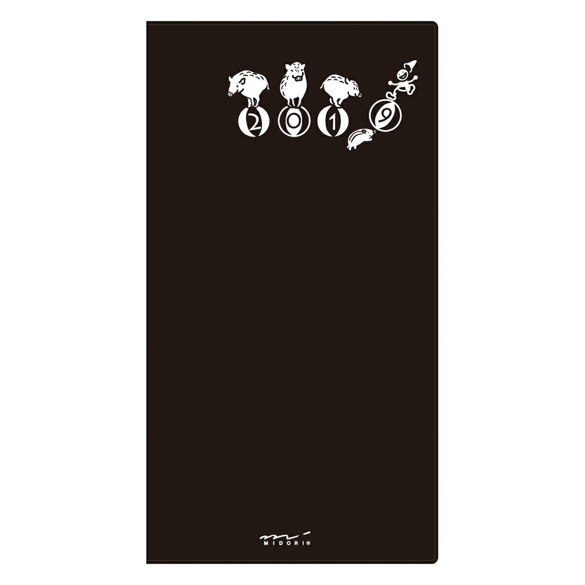2019年 手帳 ポケットダイアリー のりもの柄