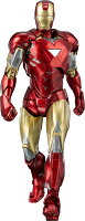 DLX 『Marvel Studios: The Infinity Saga』 Iron Man Mark 6 (DLX アイアンマン・マーク6) 1/12スケール (塗装済み可動フィギュア)