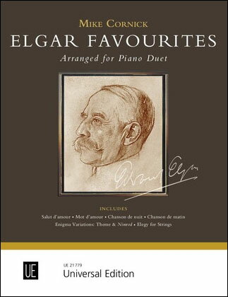 【輸入楽譜】エルガー, Edward: ピアノ連弾のためのエルガー作品集ー/Cornick編曲