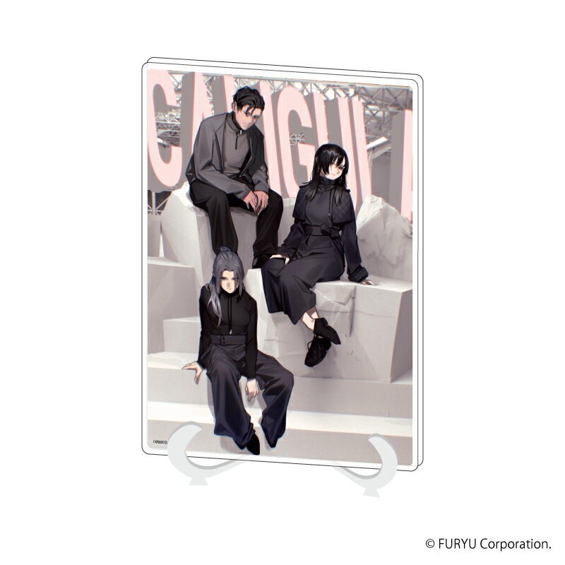 アクリルアートボード(A5サイズ)「Caligula2-カリギュラ2-」04/主人公(女)&釣巻鐘太&編木ささら【グッズ】