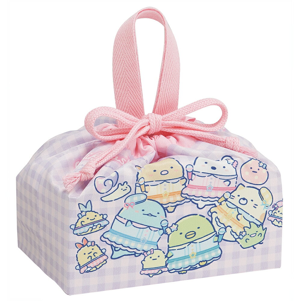 すみっコぐらし 夢みるしっぽず お弁当袋 子供 キャラクター ランチ巾着